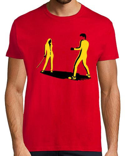Camiseta Bruce Lee vs. Black Mamba - latostadora.com - Modalova