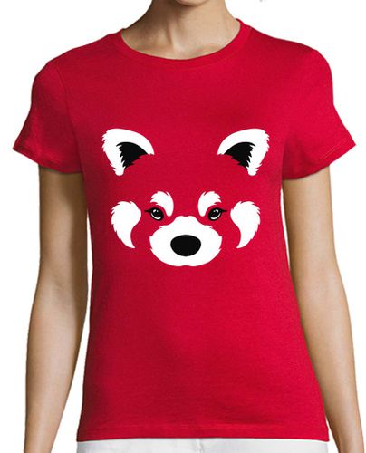 Camiseta Mujer Manga Corta panda rojo laTostadora - latostadora.com - Modalova