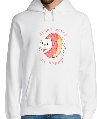 Sudadera Con Capucha Para Hombre Donut worry cat laTostadora - latostadora.com - Modalova