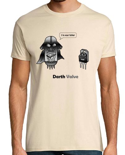 Camiseta Darth Valve, I´m your father. El transistor y su padre la válvula - latostadora.com - Modalova