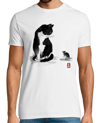 Camiseta Hombre Manga Corta The cat an the little mouse laTostadora - latostadora.com - Modalova