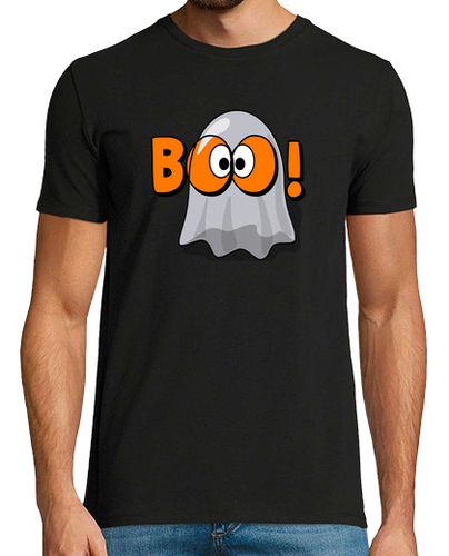 Camiseta Hombre Manga Corta abucheo lindo de halloween del fantasma laTostadora - latostadora.com - Modalova