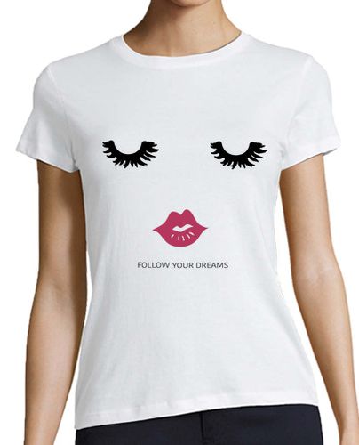 Camiseta Mujer Manga Corta follow your dreams laTostadora - latostadora.com - Modalova