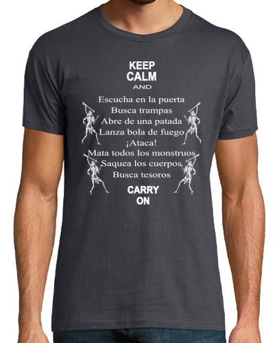 Camiseta camiseta de Juego de Rol - Keep calm - B - latostadora.com - Modalova