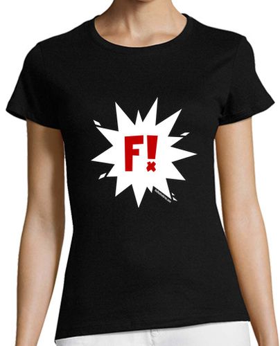 Camiseta Mujer Manga Corta Explosion festivalera negro 1 laTostadora - latostadora.com - Modalova