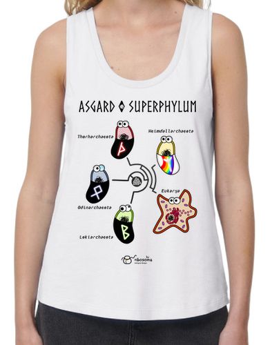 Camiseta mujer Asgard ᛉᛒᛟᚦ (fondos claros) - latostadora.com - Modalova