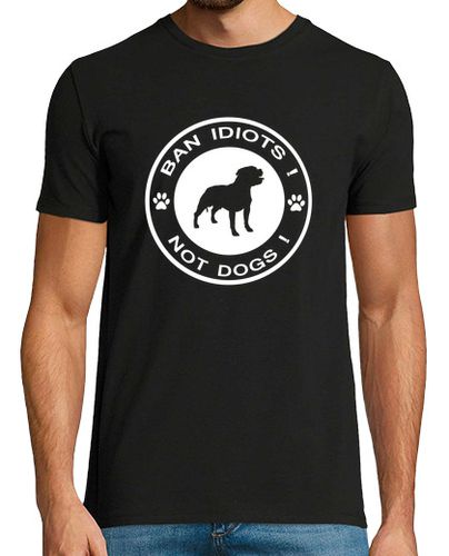 Camiseta Ban idiots Not dogs - latostadora.com - Modalova