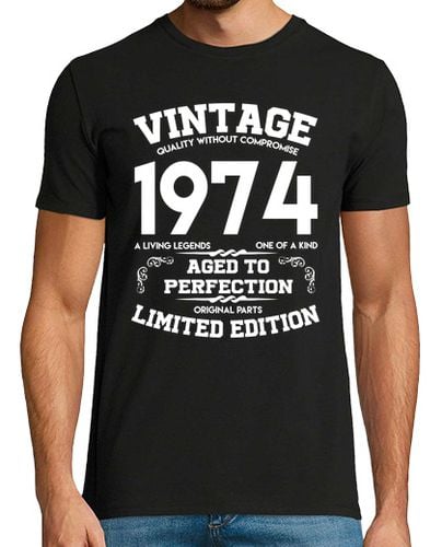 Camiseta vintage 1974 años a la perfección original laTostadora - latostadora.com - Modalova