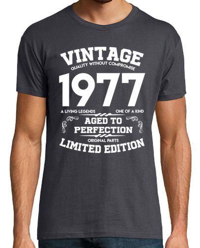 Camiseta vintage 1977 envejecido a la perfección original laTostadora - latostadora.com - Modalova