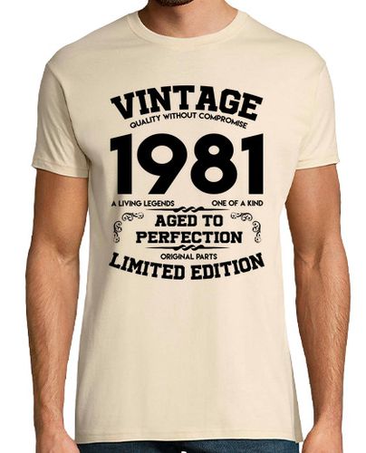 Camiseta vintage 1981 envejecido a la perfección original - latostadora.com - Modalova