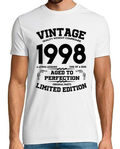 Camiseta vintage 1998 envejecido a la perfección original laTostadora - latostadora.com - Modalova