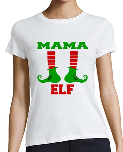 Camiseta mujer mamá elfo - latostadora.com - Modalova