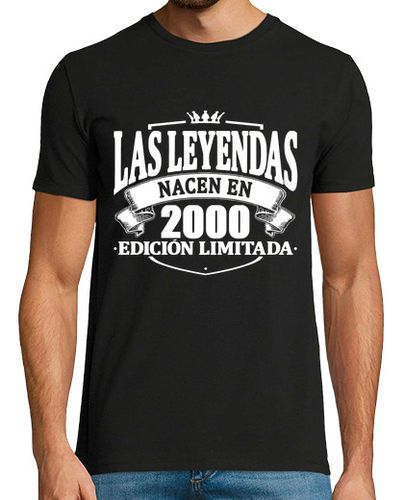 Camiseta Hombre Manga Corta las leyendas nacen en 2000 laTostadora - latostadora.com - Modalova