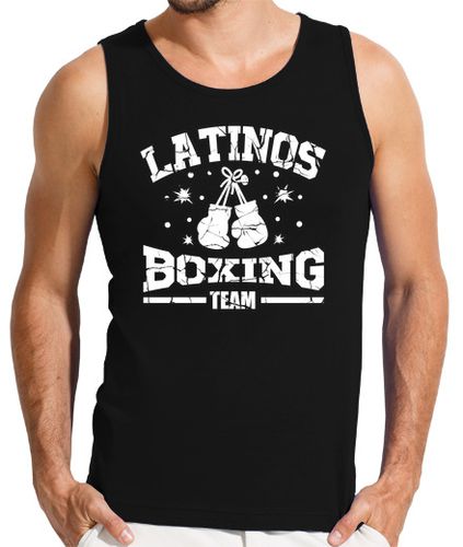 Camiseta Hombre Sin Mangas equipo de boxeo latinos laTostadora - latostadora.com - Modalova