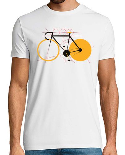 Camiseta Hombre Manga Corta Geometría de una Bicicleta laTostadora - latostadora.com - Modalova