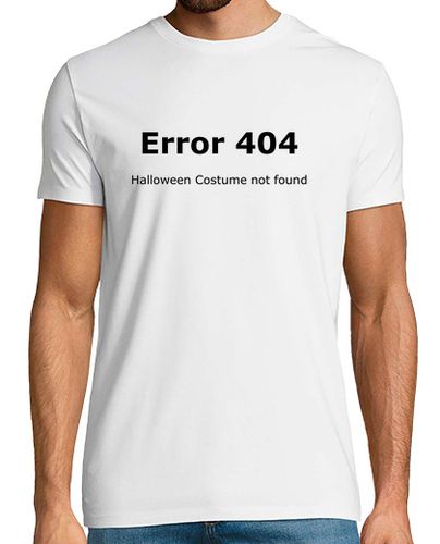 Camiseta 404 de error - no se encuentra disfraz de halloween - latostadora.com - Modalova