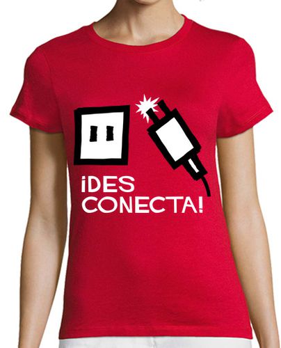 Camiseta mujer ¡Desconecta! - latostadora.com - Modalova