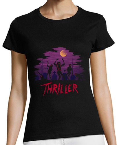 Camiseta mujer mujer thriller - latostadora.com - Modalova