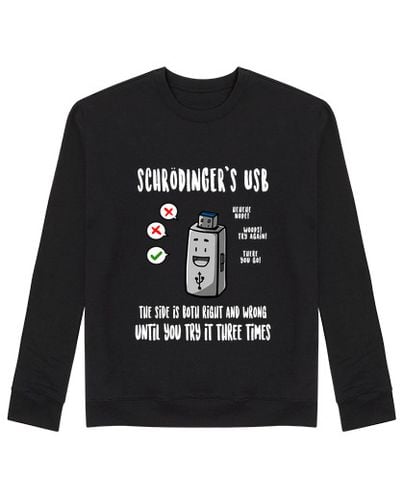 Sudadera Sin Capucha Unisex sudadera usb de schrödinger laTostadora - latostadora.com - Modalova