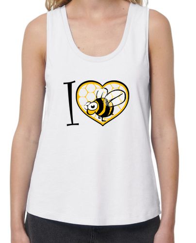 Camiseta mujer amo la abeja - latostadora.com - Modalova