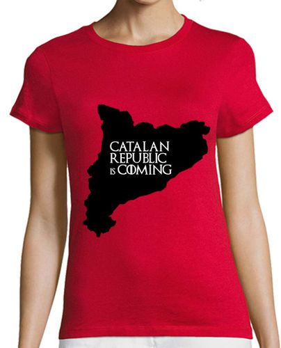 Camiseta mujer Cat catalan republic - latostadora.com - Modalova
