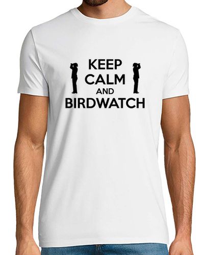 Camiseta Keep Calm and Birdwatch - Hombre - latostadora.com - Modalova