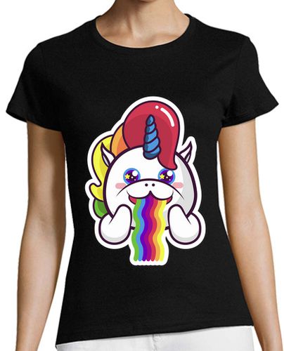 Camiseta Mujer Manga Corta unicornio babeo laTostadora - latostadora.com - Modalova