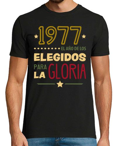 Camiseta Hombre Manga Corta 1977 Elegidos para la gloria laTostadora - latostadora.com - Modalova