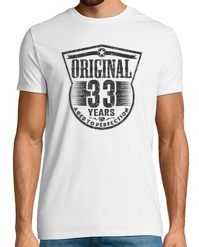 Camiseta Hombre Manga Corta 33 años originales envejecidos a la perfección laTostadora - latostadora.com - Modalova