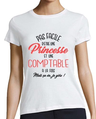 Camiseta Mujer Manga Corta princesa y la contabilidad laTostadora - latostadora.com - Modalova