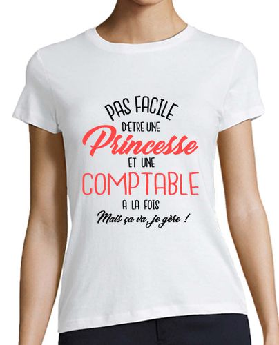 Camiseta mujer princesa y la contabilidad - latostadora.com - Modalova