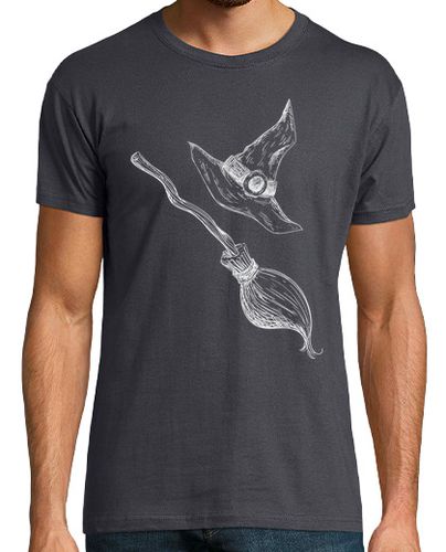 Camiseta Witch hat & broom laTostadora - latostadora.com - Modalova