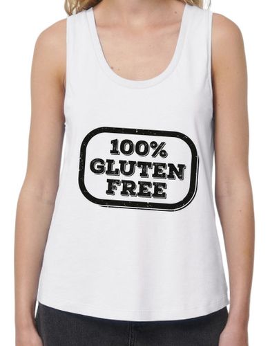 Camiseta mujer Gluten Free (negro) laTostadora - latostadora.com - Modalova