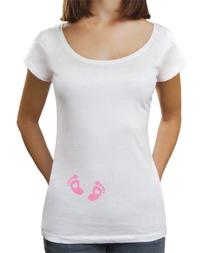 Camiseta mujer Piececitos Rosas - latostadora.com - Modalova
