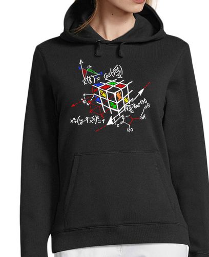 Sudadera Con Capucha Para Mujer rubik esquema laTostadora - latostadora.com - Modalova