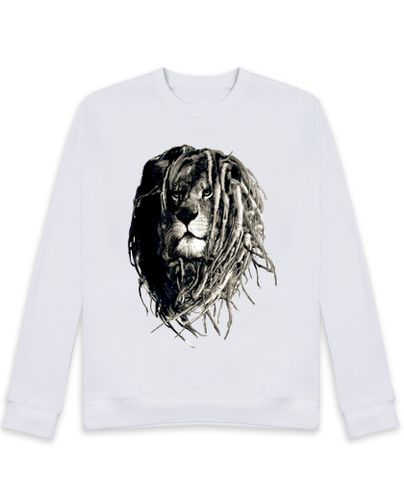 Sudadera Sin Capucha Unisex Leon Rasta laTostadora - latostadora.com - Modalova