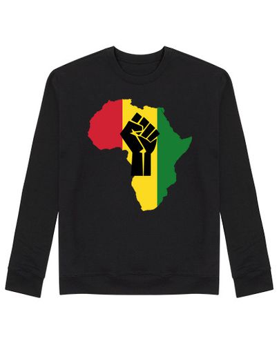 Sudadera Sin Capucha Unisex África Revolución Rasta laTostadora - latostadora.com - Modalova