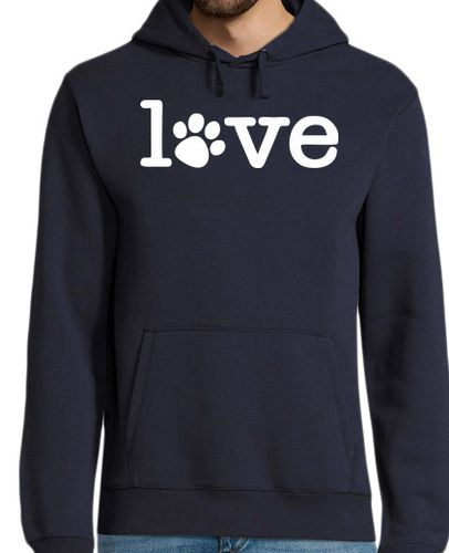 Sudadera Con Capucha Para Hombre Pet love (blanco) laTostadora - latostadora.com - Modalova