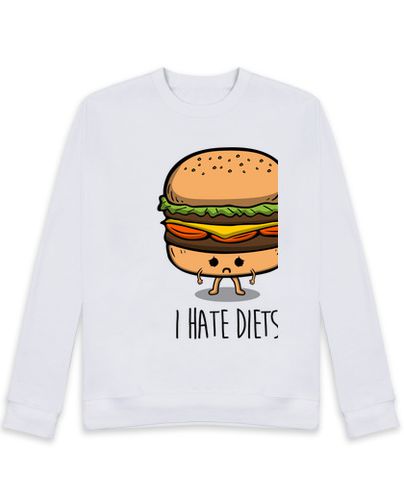 Sudadera Sin Capucha Unisex I hate diets laTostadora - latostadora.com - Modalova