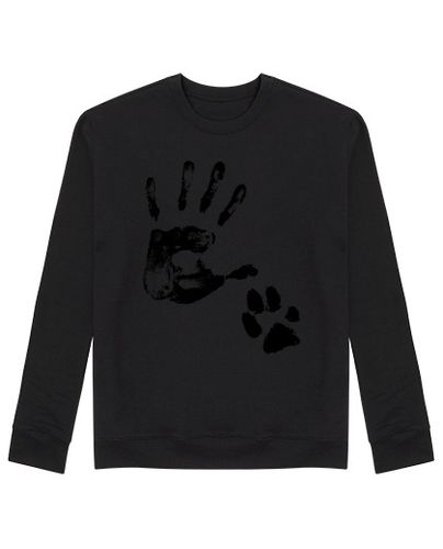 Sudadera Sin Capucha Unisex Huellas laTostadora - latostadora.com - Modalova