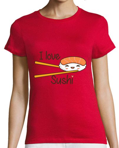 Camiseta mujer I love Sushi C - latostadora.com - Modalova