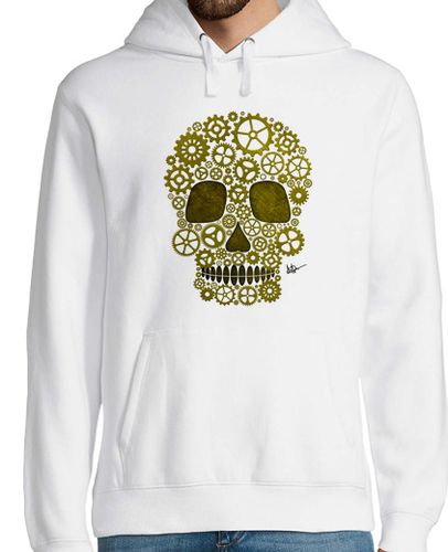 Sudadera Con Capucha Para Hombre Calavera Steampunk Gold !!! laTostadora - latostadora.com - Modalova