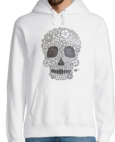 Sudadera Con Capucha Para Hombre Calavera Steampunk Silver !!! laTostadora - latostadora.com - Modalova