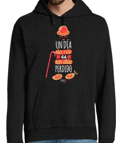 Sudadera Con Capucha Para Hombre Un día sin reír laTostadora - latostadora.com - Modalova