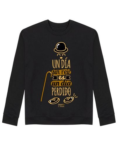 Sudadera Sin Capucha Unisex Un día sin reír laTostadora - latostadora.com - Modalova