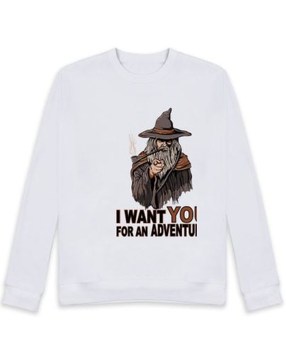 Sudadera Sin Capucha Unisex I want you for an adventure laTostadora - latostadora.com - Modalova