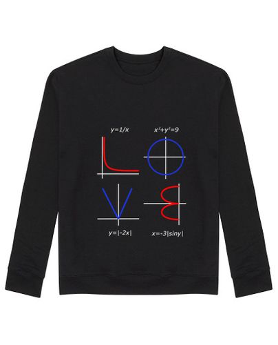 Sudadera Sin Capucha Unisex Funny Math Love laTostadora - latostadora.com - Modalova