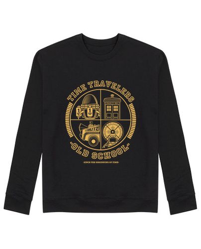 Sudadera Sin Capucha Unisex Time Travelers Old School laTostadora - latostadora.com - Modalova