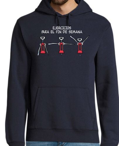 Sudadera Con Capucha Para Hombre Ejercicios para el fin de semana (oscura laTostadora - latostadora.com - Modalova