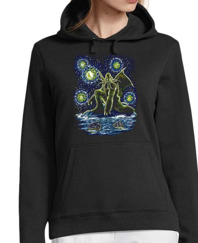 Sudadera Con Capucha Para Mujer Night of Cthulhu laTostadora - latostadora.com - Modalova